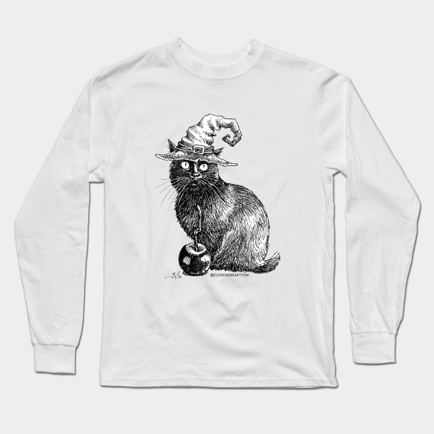 INKittens: Catwitch Long Sleeve T-Shirt by Clockwork Art